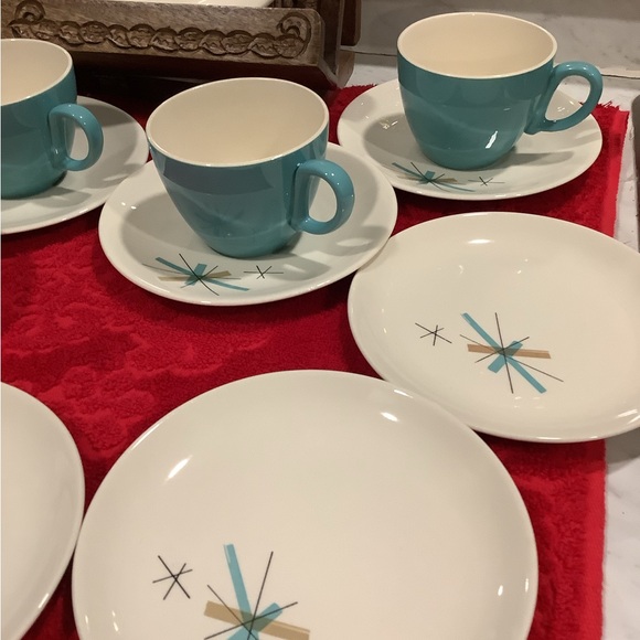 Mid-Century Modern Atomic Starburst, Hopscotch Salem North Star lot of 15, 1960 - Picture 8 of 13